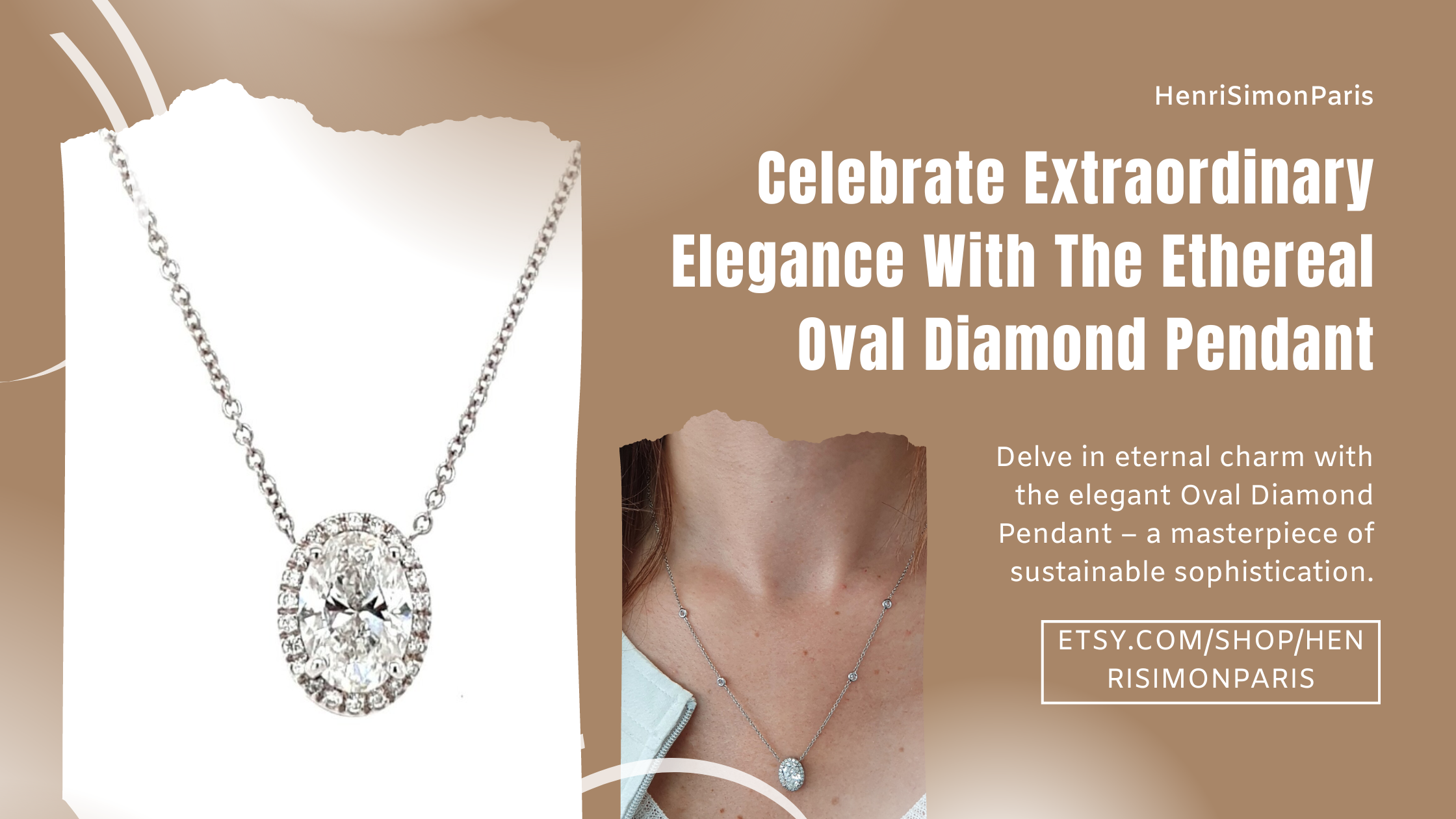 Celebrate Extraordinary Elegance With The Ethereal Oval Diamond Pendant – Telegraph