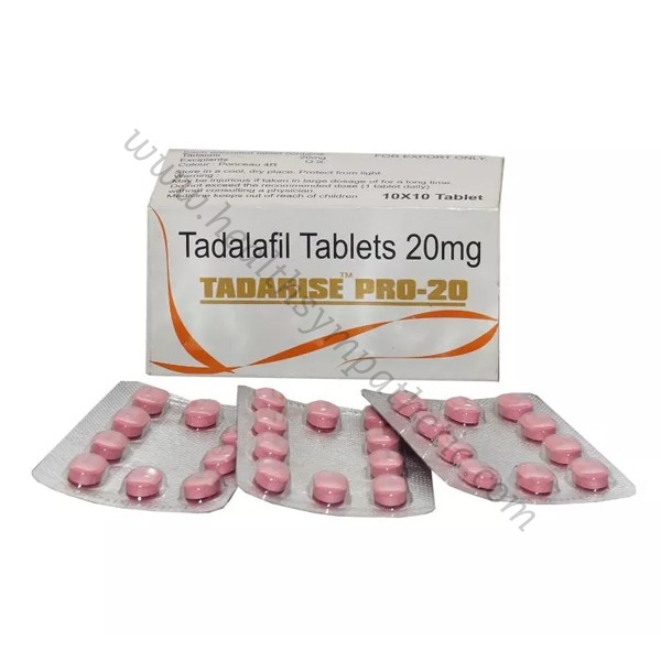 Buy Tadarise Pro 20Mg | Tadalafil | Super Fast+Free Delivery