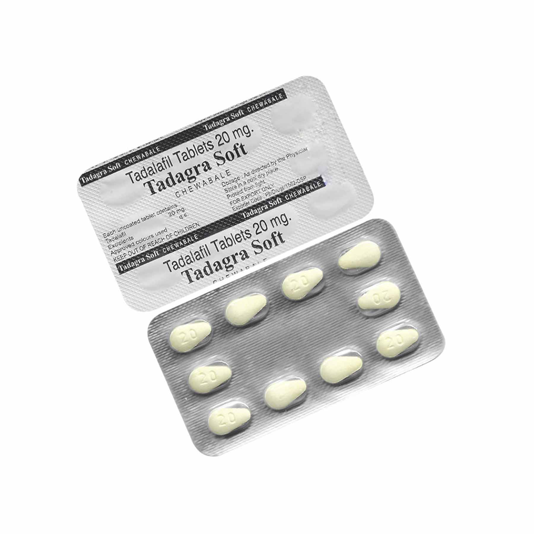 Tadagra Soft (Tadalafil 20mg) Buy Now - Buystrip