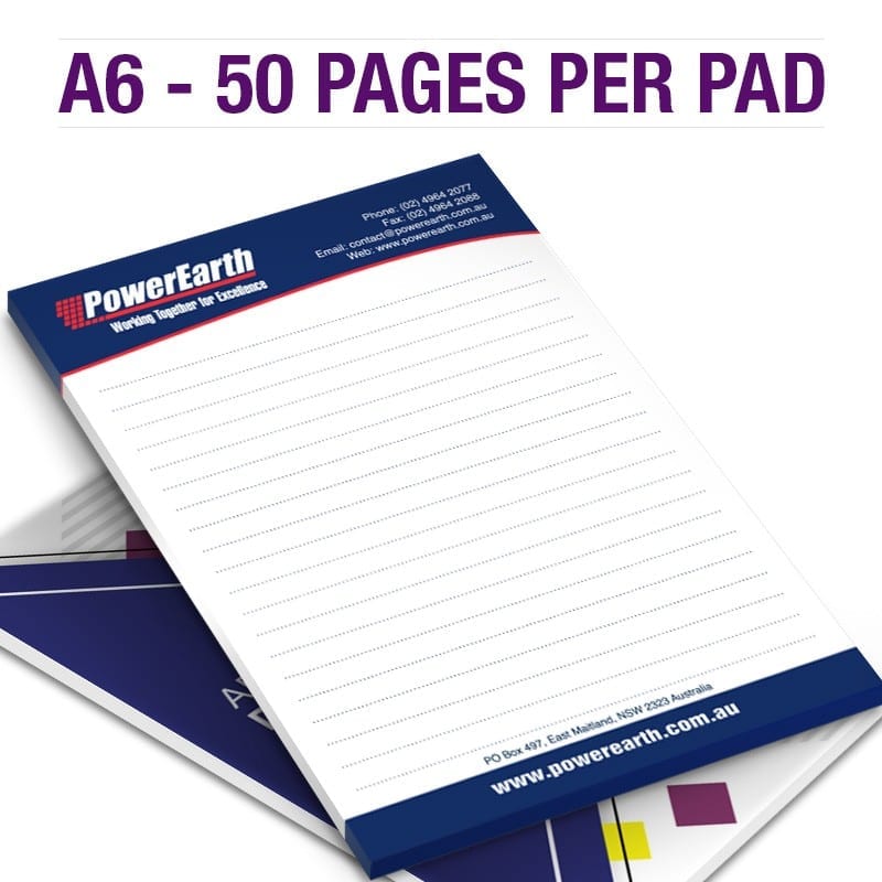 A6 Scribble notepade printed in full colour 50 pages per pad cheap