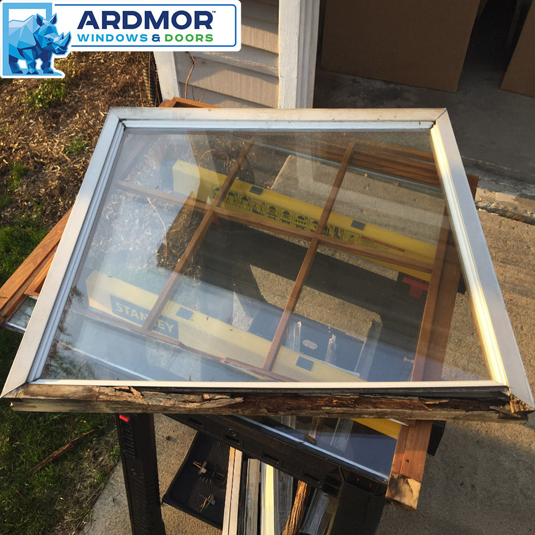 Rotted Double Hung Sash Repair in Newtown, PA - Ardmor Windows and Doors