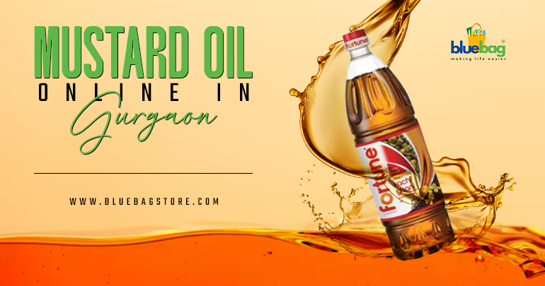 Mustard Oil Online in Gurgaon for Sarson Ka Saag | Bluebag