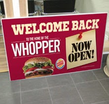 Eye-catching presence that attracts customers and top-of-mind awareness