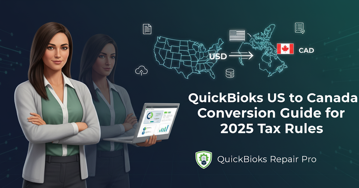 QuickBooks US to Canada Conversion Guide for 2025 Tax Rules