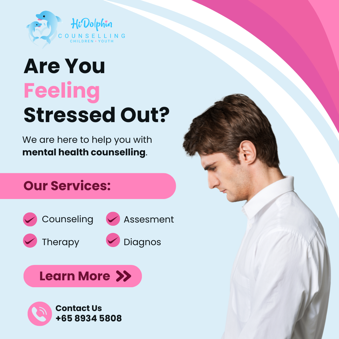 Jane Tang - How mental health counselling in Singapore helps reduce stress Mental health counselling in Singapore helps people manage stress in a safe and supportive way. Life here can be very busy, with work pressure, school demands, and family responsibilities. Talking to a counsellor gives you a quiet space to share your worries without being judged. Counsellors listen carefully and help you understand what is causing your stress. They teach simple ways to cope, like breathing techniques, setting healthy boundaries, and changing negative thinking patterns. Instead of keeping everything inside, you learn how to express your feelings healthily. To Know More Visit: https://hidolphin.sg/mental-health-counselling-singapore/