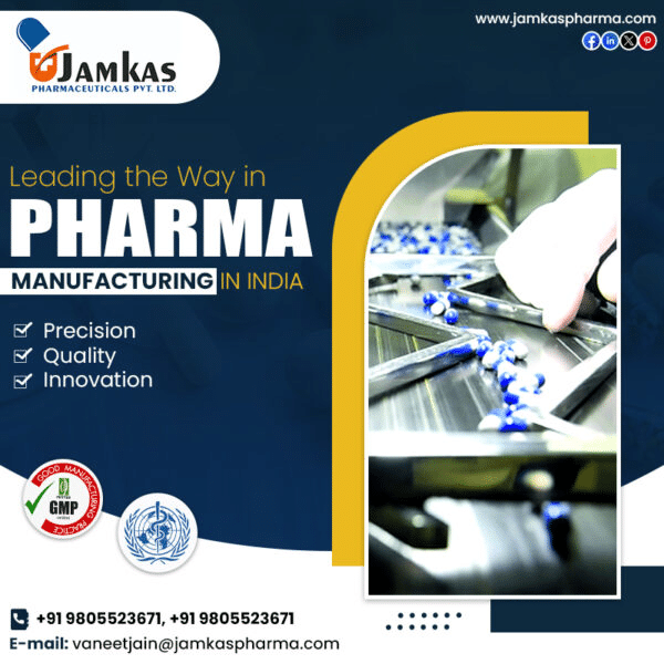 Top Third Party Pharma Manufacturers in India - Jamkas Pharmaceuticals