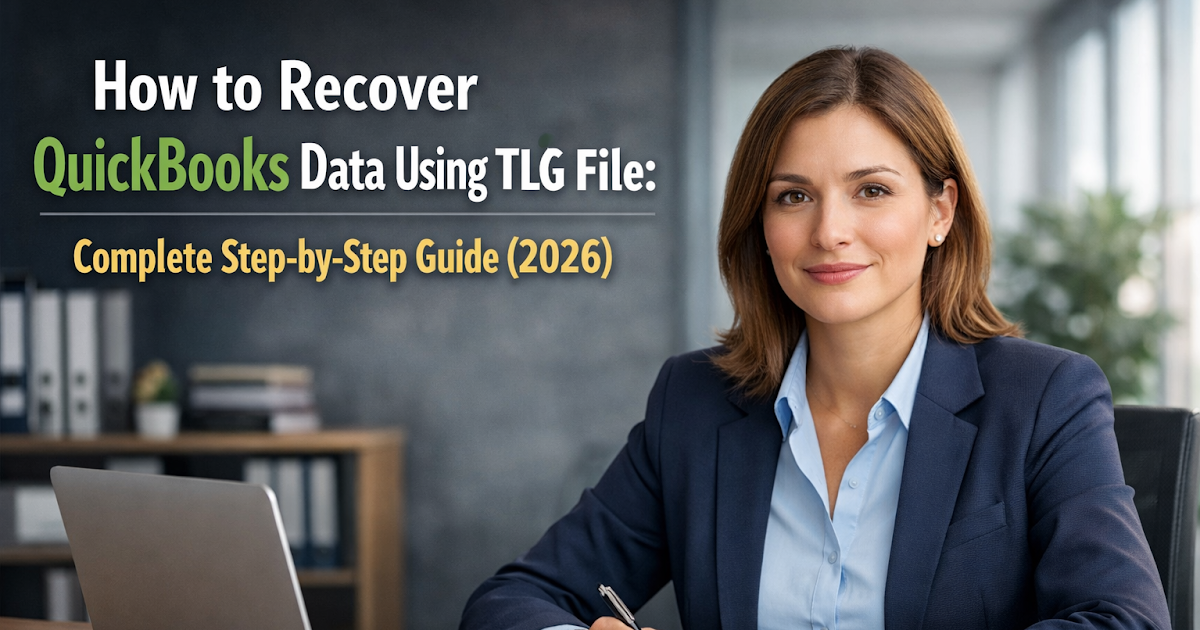 How to Recover QuickBooks Data Using TLG File: Complete Step-by-Step Guide (2026)