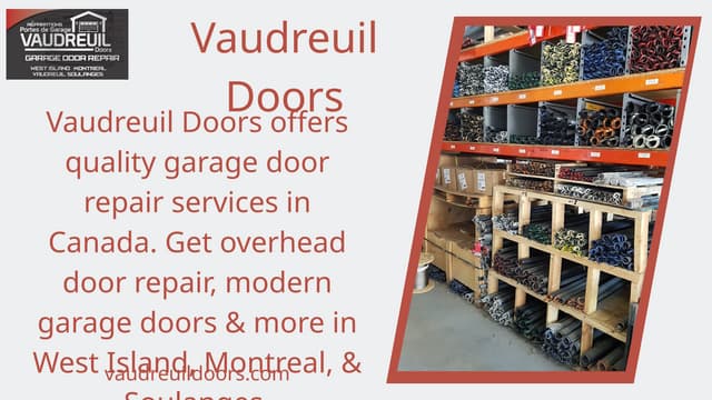 Garage Door Broken Spring West Island | PPTX