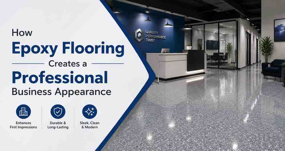 How Epoxy Flooring Creates a Professional Business Appearance?