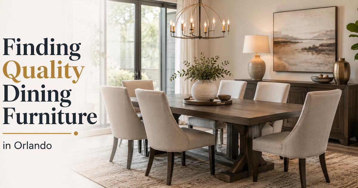 Finding Quality Dining Furniture in Orlando